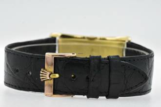 Thumbnail von Rolex Prince 18k Yellow Gold Jumping Jump Hours 1491 Vintage 1939 </h1>