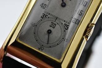 Thumbnail von Rolex Prince 18k Yellow Gold Jumping Jump Hours 1491 Vintage 1939 </h1>