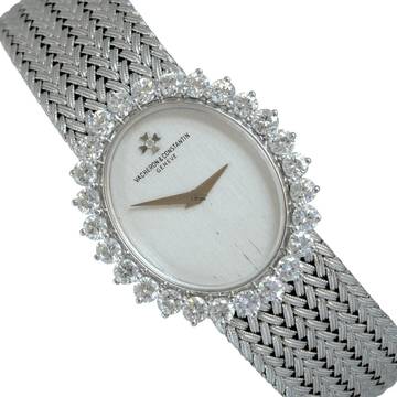  Vacheron Constantin Ladies Cocktail Dress Factory diamonds white gold 18KT 1970's </h1> 