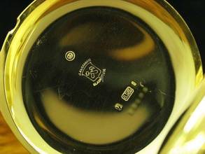 Thumbnail von J. Assmann 14kt 585 Gold Savonette Sprungdeckel Taschenuhr </h1>