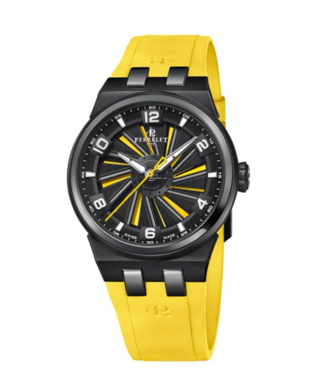 Perrelet Turbine Titanium 41 Yellow in 6 verschiedenen Farben verfügbar