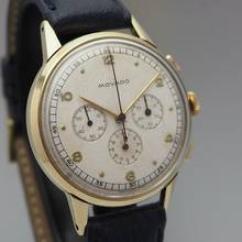 Thumbnail von Movado 95 Chronograph Vintage Ref.: 49036 Gold 14k/585 Cal.95 </h1>
