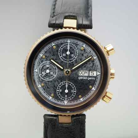  Gérald Genta Gefica Chronograph G2989.7 Bronze Genta Serviced </h1> 
