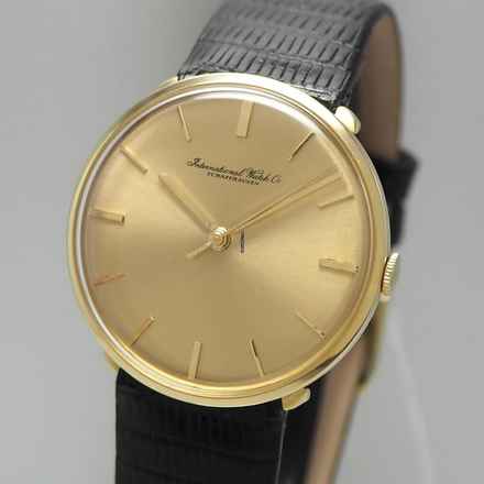  IWC Vintage Turtle Handaufzug Klassik Gold 18k/750  