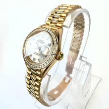 Thumbnail von Rolex Datejust OYSTER PERPETUAL DATEJUST Presidential Automatic 26mm 18K Yellow Gold Diamond Watch </h1>