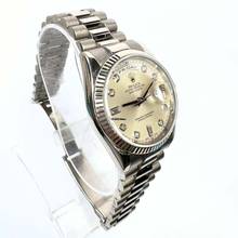 Thumbnail von Rolex Day-Date 36 OYSTER PERPETUAL DAY-DATE Automatic 36mm 18K WG Factory Diamond Dial Watch </h1>
