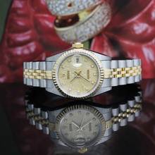 Thumbnail von Rolex Lady-Datejust Stahl/Gold Ref :69173 Rolex Box von 1987 </h1>