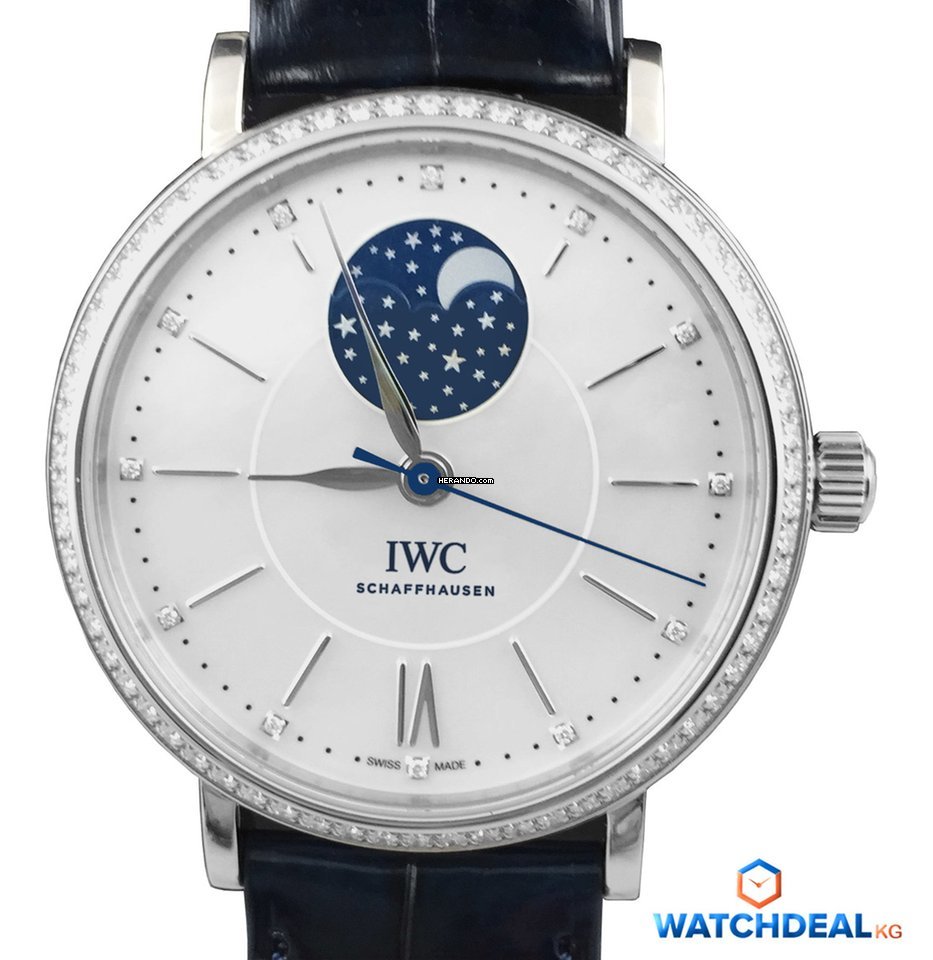 IWC Portofino Midsize Automatic Mondphase deutsche Papiere inkl