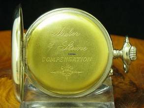 Thumbnail von Neusilber Open Face Taschenuhr / Durchmesser 48,9 Mm </h1>