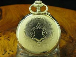 Thumbnail von Neusilber Open Face Taschenuhr / Durchmesser 48,9 Mm </h1>