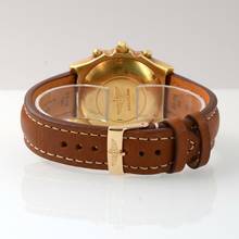 Thumbnail von Breitling Chronomat 81950 Burgundy dial yellow gold 18KT 1980’s </h1>