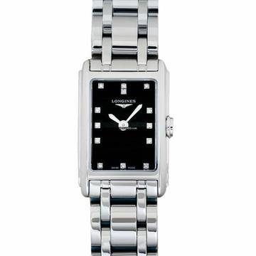  Longines DolceVita L52584576 - DolceVita Quartz Black Dial Stainless Steel Ladies Watch </h1> 