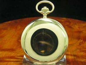 Thumbnail von J. Assmann 14kt 585 Gold Savonette Sprungdeckel Taschenuhr </h1>