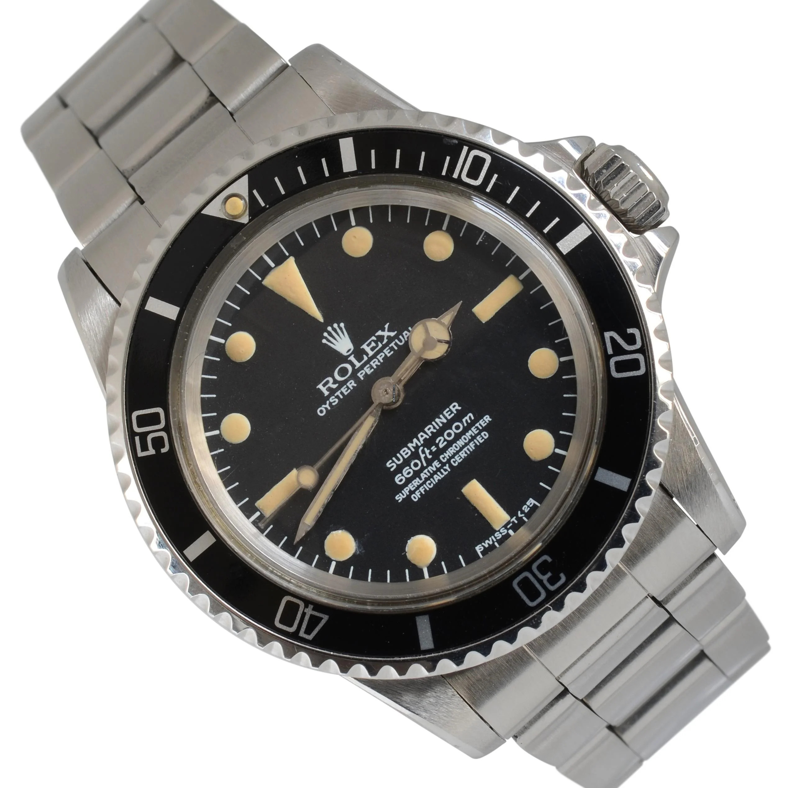 Rolex Submariner (No Date) 5512 MK1 maxi dial 4 lines 1977's </h1>