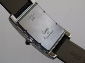 Thumbnail von Cartier Tank Américaine 18 Kt Weißgold Tank Américaine Herrenuhr Full Set plus Voll Revision 2023 </h1>