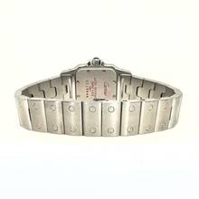 Thumbnail von Cartier Santos Galbée Quartz 24mm Steel 1.06TCW DIAMOND Watch NEW Model </h1>