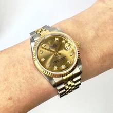 Thumbnail von Rolex Datejust Oyster Perpetual DATEJUST Automatic 31mm 2 Tone Diamond Watch </h1>
