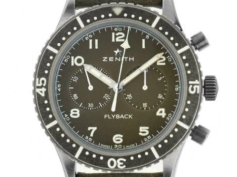  Zenith Pilot Flyback Typ CP-2 Ref.11.2240.405/21.C773 2022 Full Set Ungetragen 