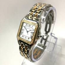 Thumbnail von Cartier Panthère 27mm 2 Row Gold 0.36TCW DIAMOND Watch </h1>