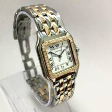 Thumbnail von Cartier Panthère 27mm 2 Row Gold 0.36TCW DIAMOND Watch </h1>