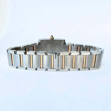 Thumbnail von Cartier Tank Française Quartz 20mm 2 Tone 0.80TCW DIAMOND Watch </h1>