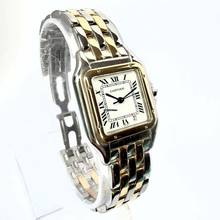Thumbnail von Cartier Panthère Quartz 27mm 2 Row Gold Watch </h1>