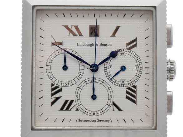  Schaumburg Squarematic Automatic Stahl Herrenuhr / L/b-45 / 40mm </h1> 