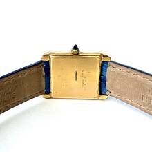 Thumbnail von Cartier Tank Hand Winding 21mm GP Silver 0.67TCW Diamond Watch </h1>