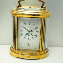 Thumbnail von Matthew Norman Carriage Clock Full Calendar Moonphase 8-Days