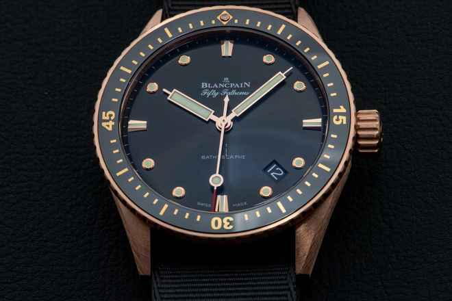  Blancpain Fifty Fathoms Bathyscaphe Sedna Gold 