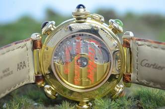 Thumbnail von Cartier Pasha Golf Automatic NOS NEW OLD STOCK UNGETRAGEN B&P Ref. 0955 1 </h1>