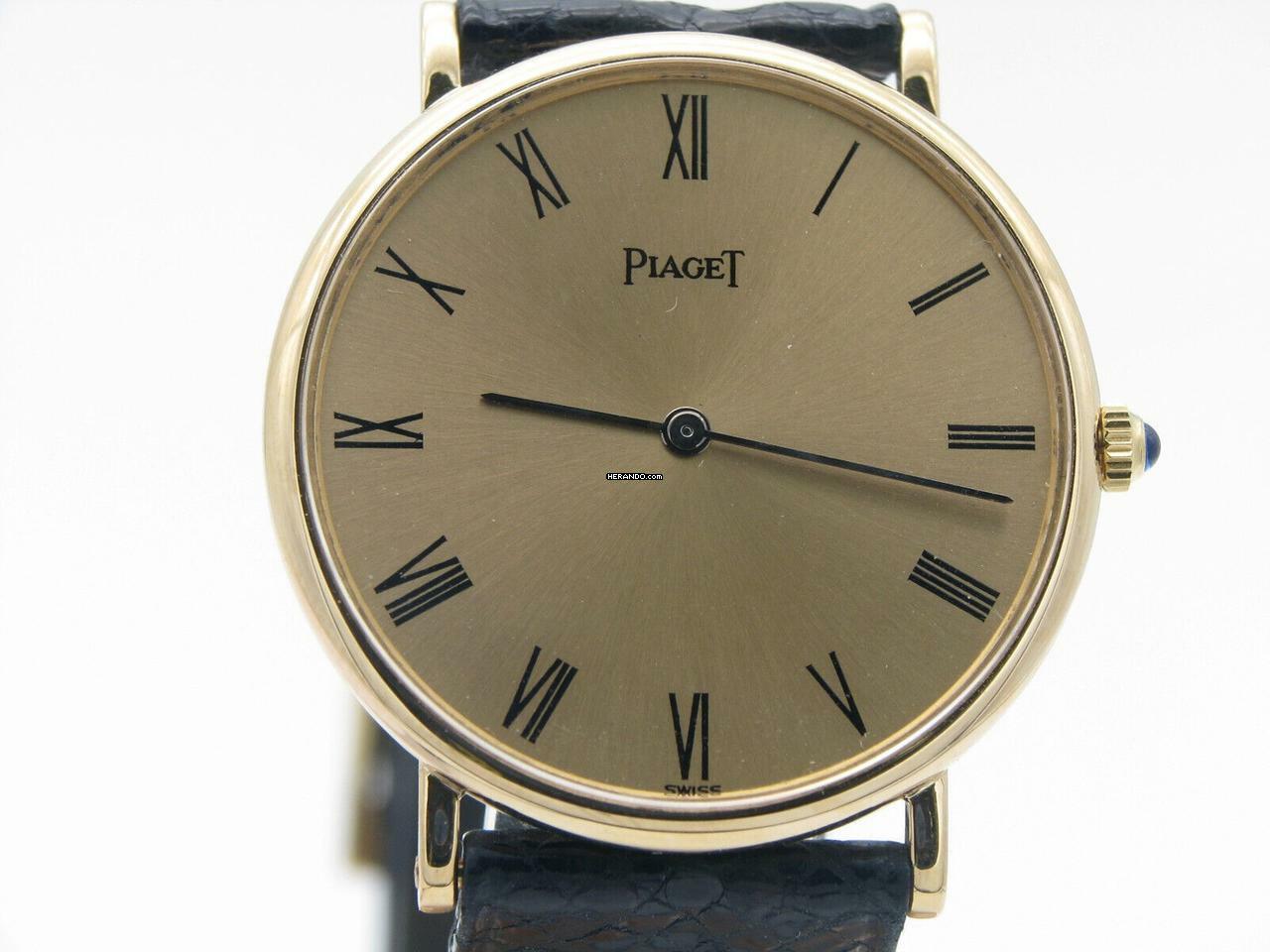 Piaget Altiplano 18kt Gelbgold / Ref 9025 / Extraflach / Handaufzug / 30mm </h1>