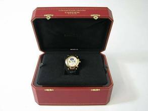 Thumbnail von Cartier Pasha 18kt 750 Gold 3-time Zones Automatic Herrenuhr / Ref M204579/0925 </h1>