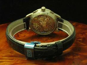 Thumbnail von Glashütte Original PanoRetroGraph 18kt 750 Gold Herrenuhr / Ref 60-01-02-02-06 </h1>