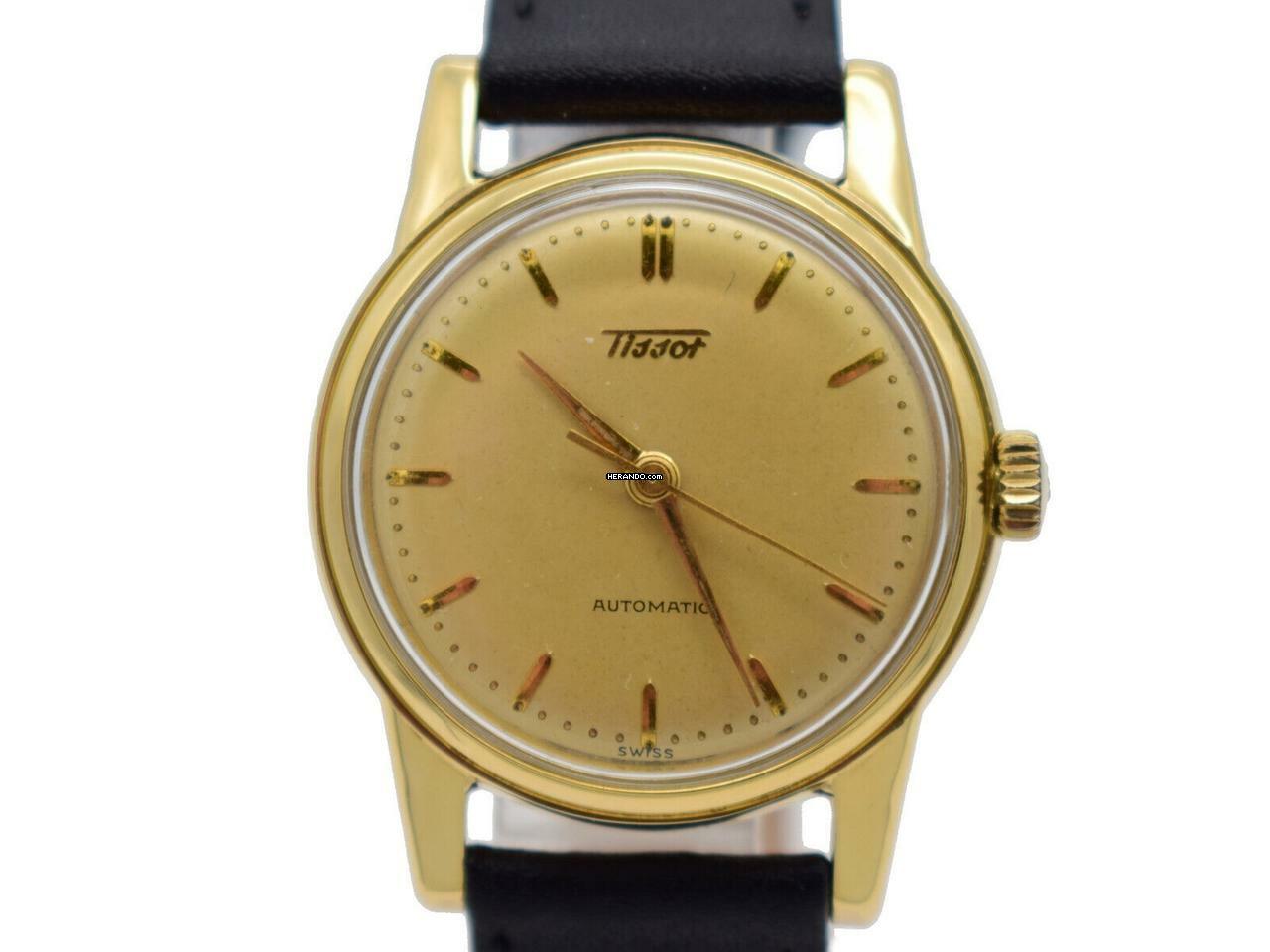 Tissot 18kt Automatic Herrenuhr / Anzugsuhr / 28.5r-21 </h1>