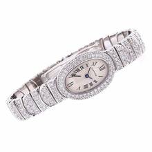 Thumbnail von Cartier Baignoire Mini 18mm 18K White Gold ~5TCW Watch </h1>