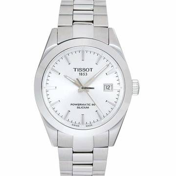  Tissot Gentleman T127.407.11.031.00 - Gentleman Powermatic 80 Silicium White Dial Watch 40mm </h1> 