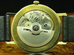 Thumbnail von Excellent 14kt 585 Gold Automatic Herrenuhr Mit Datum / Kaliber As 1716-17 </h1>