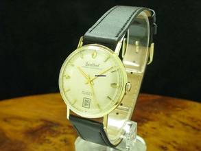 Thumbnail von Excellent 14kt 585 Gold Automatic Herrenuhr Mit Datum / Kaliber As 1716-17 </h1>