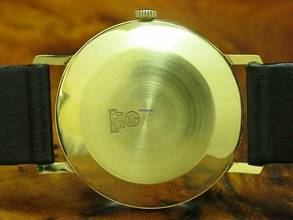 Thumbnail von Excellent 14kt 585 Gold Automatic Herrenuhr Mit Datum / Kaliber As 1716-17 </h1>
