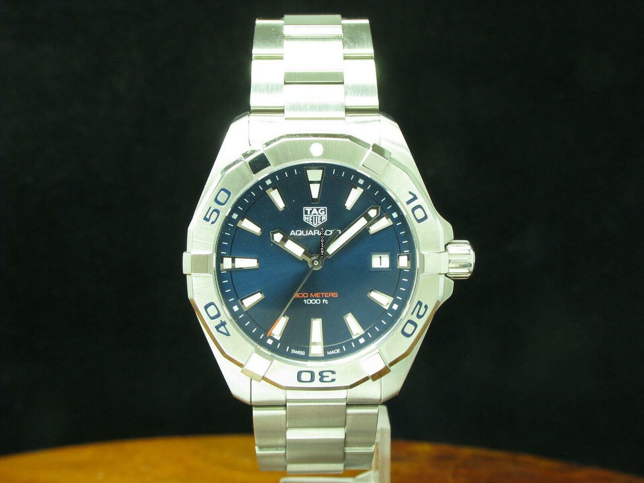 TAG Heuer Aquaracer 300M Edelstahl Herrenuhr / Eta 955.102 / Ref Wbd1112 </h1>
