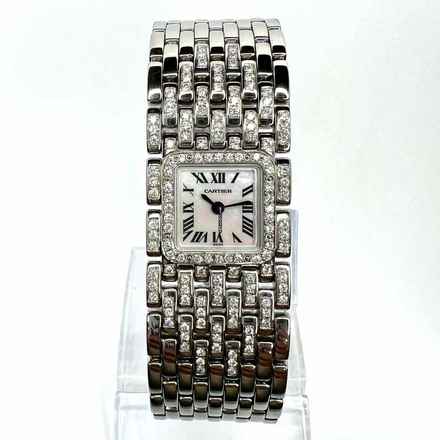  Cartier Panthère RUBAN Quartz Steel 1.32TCW DIAMOND Watch </h1> 