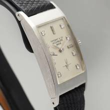 Thumbnail von Patek Philippe Rectangular 425 Platinum Diamonds </h1>