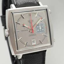 Thumbnail von Heuer Monaco Steve McQueen vintage Chronograph Ref.1533 Cal.15 </h1>