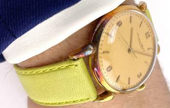 Thumbnail von IWC Serviced Handwinding Vintage Rosegold Pink Gold 35mm vintage