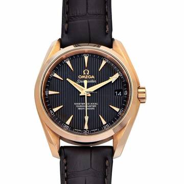  Omega Seamaster Aqua Terra 231.53.39.21.06.003 - Seamaster Automatic Grey Dial 18kt Rose Gold Men's Watch </h1> 