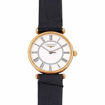  Longines La Grande Classique L41916110 - La Grande Quartz White Dial 18kt Yellow Gold Ladies Watch </h1> 