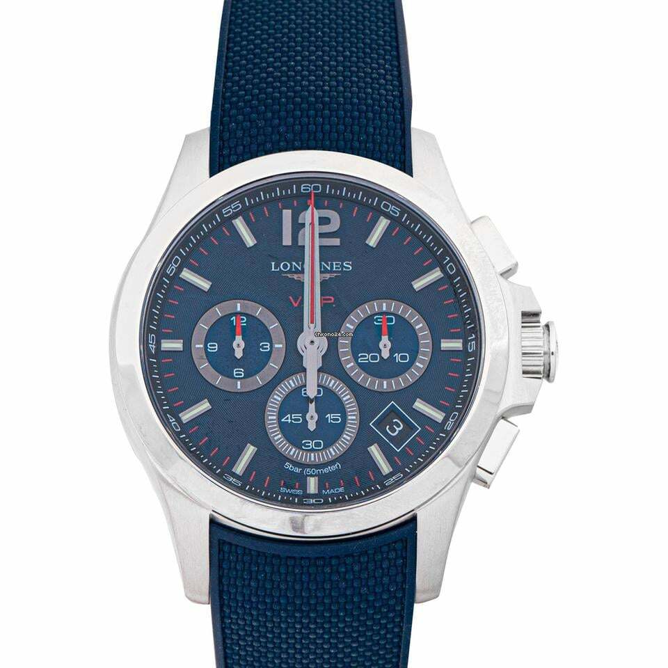 Longines Conquest L37174969 - Conquest Quartz Blue Dial Stainless Steel Men's Watch </h1>