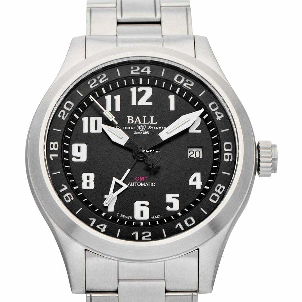 Ball Engineer II GM1086C-S3-BK - Engineer II Automatic Black Dial Stainless Steel Men's Watch </h1>