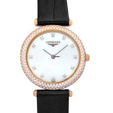  Longines Conquest Classic L43069870 - Conquest Classic Quartz Mother of pearl Dial 18kt Rose Gold Ladies Watch </h1> 
